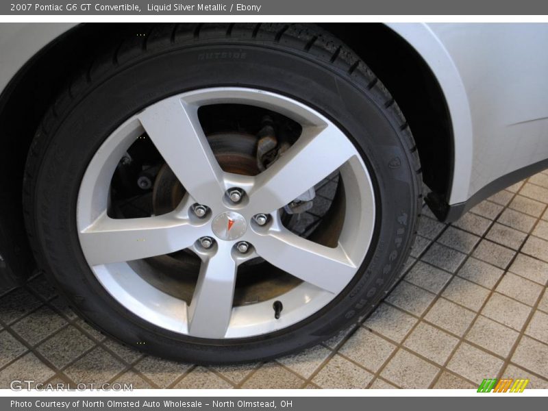 Liquid Silver Metallic / Ebony 2007 Pontiac G6 GT Convertible