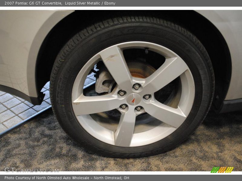 Liquid Silver Metallic / Ebony 2007 Pontiac G6 GT Convertible