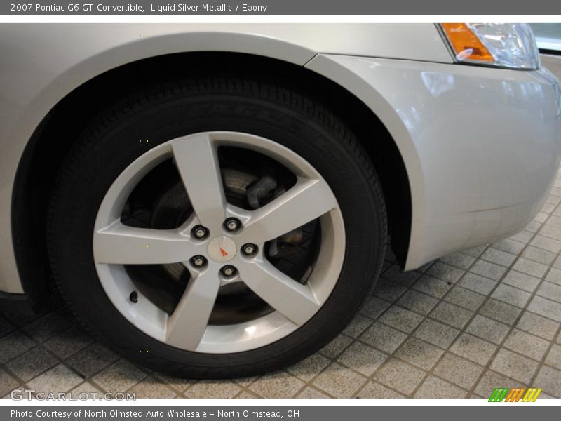 Liquid Silver Metallic / Ebony 2007 Pontiac G6 GT Convertible