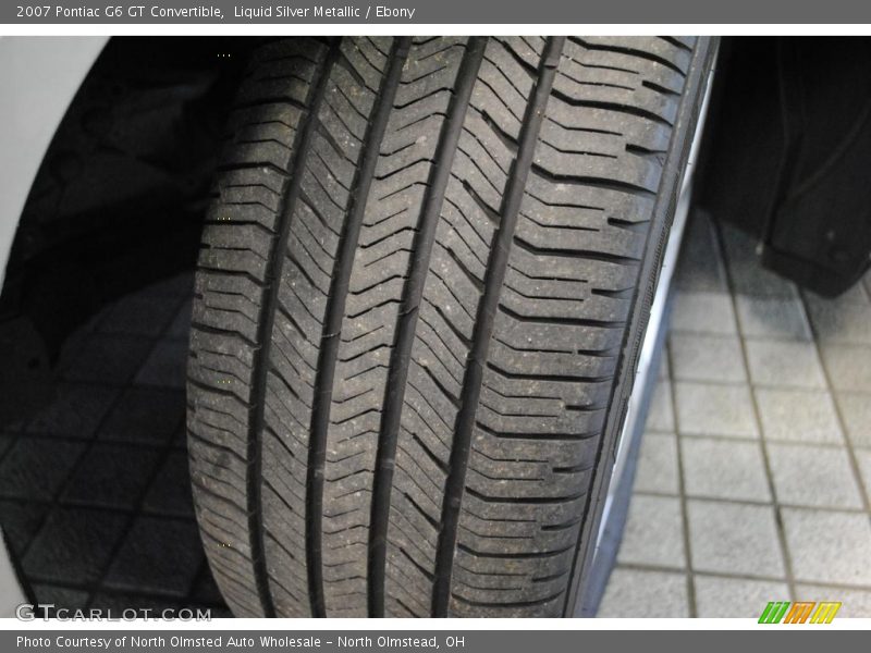 Liquid Silver Metallic / Ebony 2007 Pontiac G6 GT Convertible