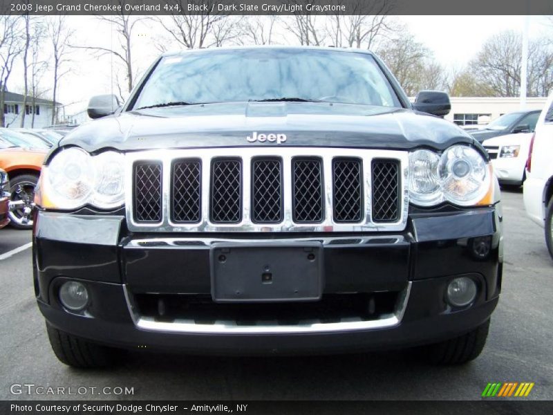Black / Dark Slate Gray/Light Graystone 2008 Jeep Grand Cherokee Overland 4x4