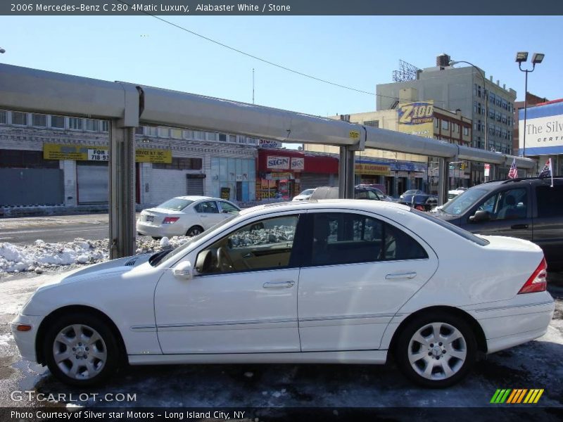 Alabaster White / Stone 2006 Mercedes-Benz C 280 4Matic Luxury