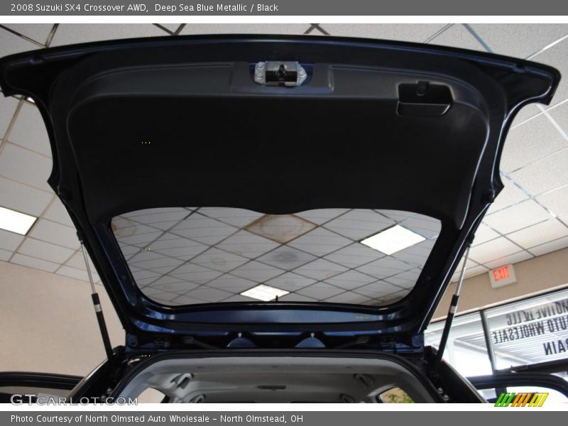 Deep Sea Blue Metallic / Black 2008 Suzuki SX4 Crossover AWD