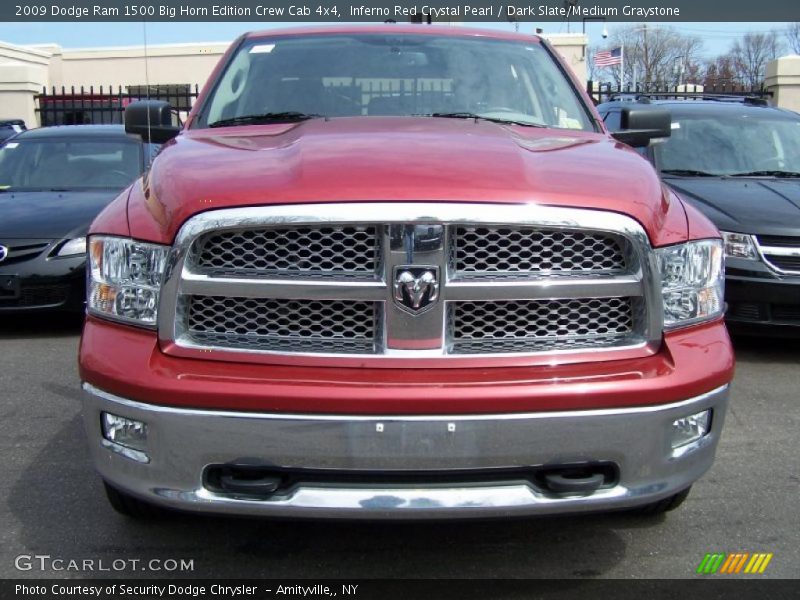 Inferno Red Crystal Pearl / Dark Slate/Medium Graystone 2009 Dodge Ram 1500 Big Horn Edition Crew Cab 4x4