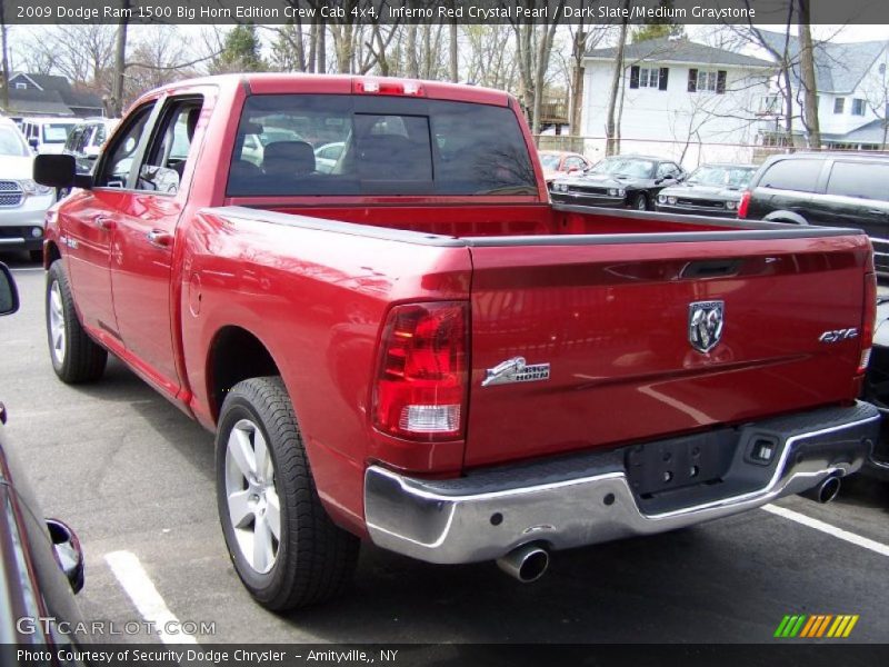 Inferno Red Crystal Pearl / Dark Slate/Medium Graystone 2009 Dodge Ram 1500 Big Horn Edition Crew Cab 4x4