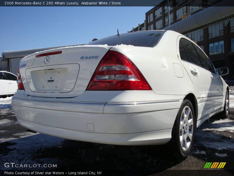 Alabaster White / Stone 2006 Mercedes-Benz C 280 4Matic Luxury