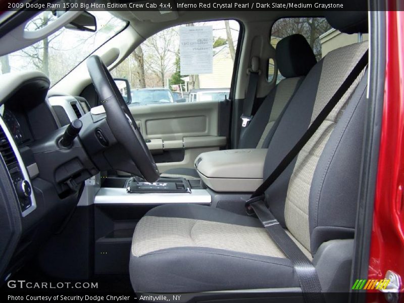Inferno Red Crystal Pearl / Dark Slate/Medium Graystone 2009 Dodge Ram 1500 Big Horn Edition Crew Cab 4x4