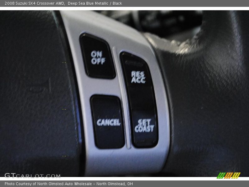 Deep Sea Blue Metallic / Black 2008 Suzuki SX4 Crossover AWD