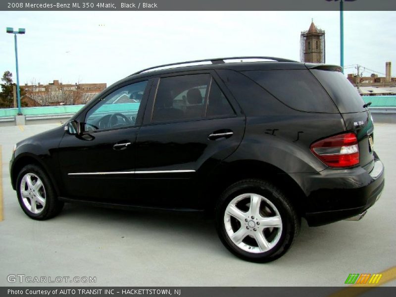 Black / Black 2008 Mercedes-Benz ML 350 4Matic