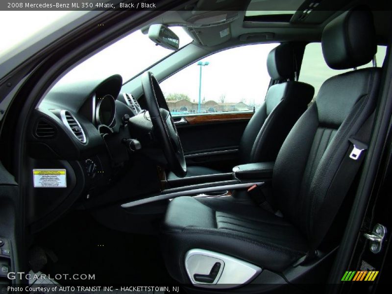 Black / Black 2008 Mercedes-Benz ML 350 4Matic