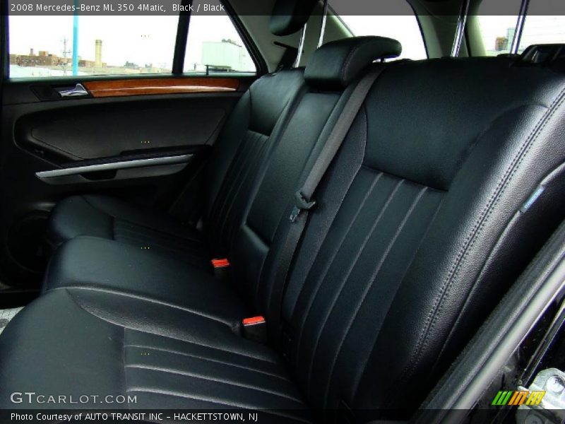 Black / Black 2008 Mercedes-Benz ML 350 4Matic