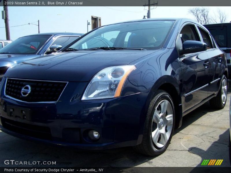 Blue Onyx / Charcoal 2009 Nissan Sentra 2.0