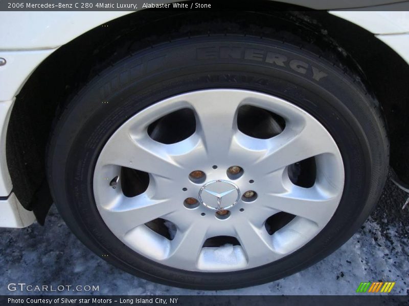 Alabaster White / Stone 2006 Mercedes-Benz C 280 4Matic Luxury