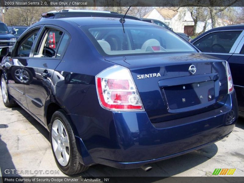 Blue Onyx / Charcoal 2009 Nissan Sentra 2.0