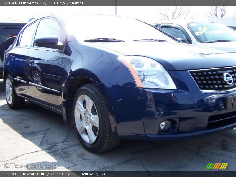 Blue Onyx / Charcoal 2009 Nissan Sentra 2.0