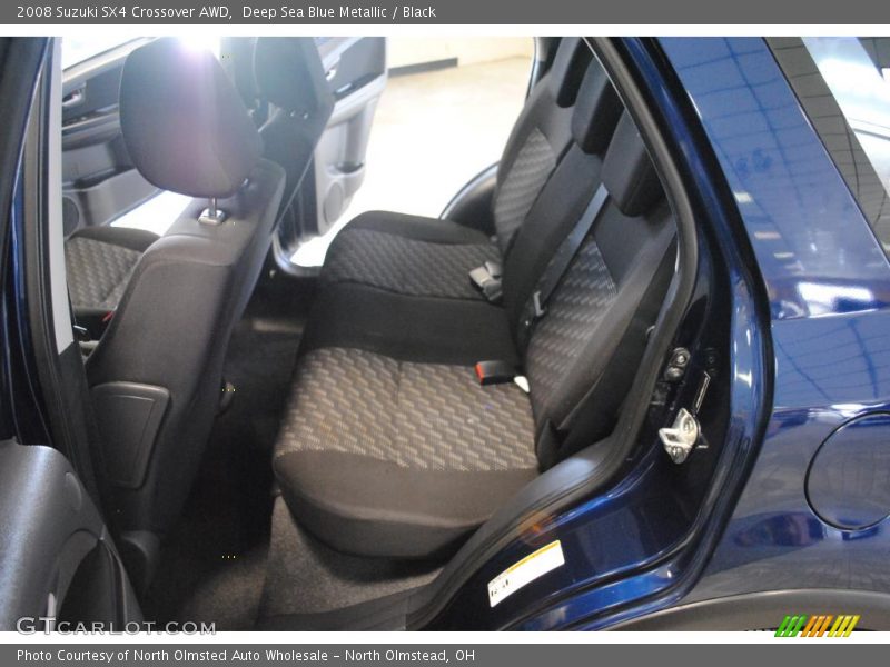 Deep Sea Blue Metallic / Black 2008 Suzuki SX4 Crossover AWD