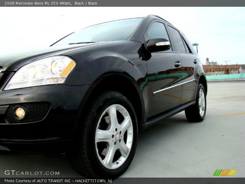 Black / Black 2008 Mercedes-Benz ML 350 4Matic