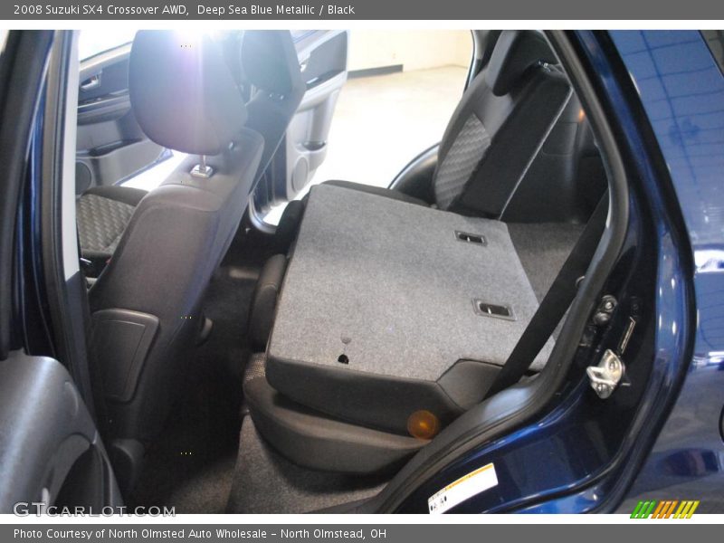 Deep Sea Blue Metallic / Black 2008 Suzuki SX4 Crossover AWD