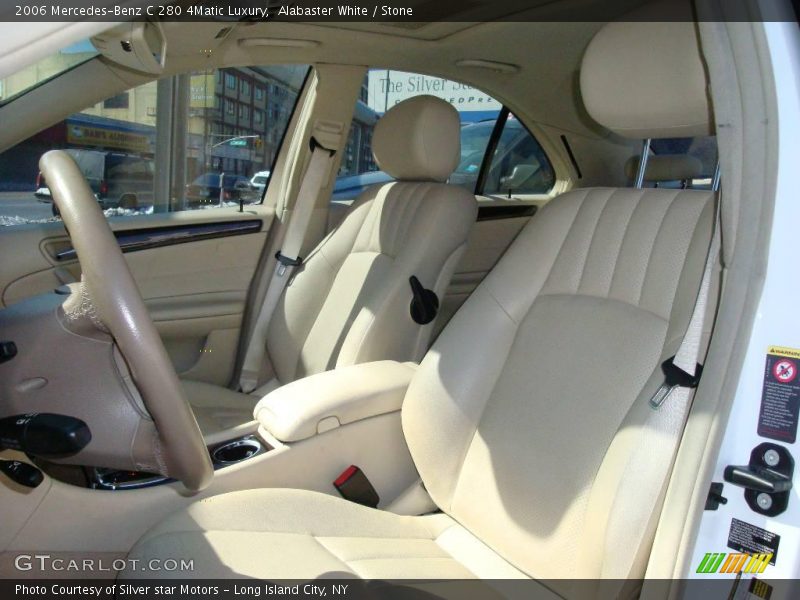 Alabaster White / Stone 2006 Mercedes-Benz C 280 4Matic Luxury