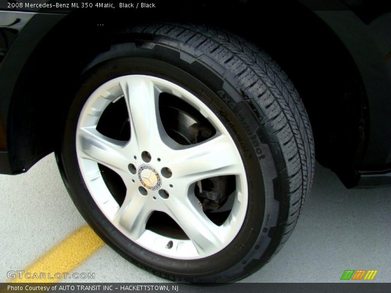 Black / Black 2008 Mercedes-Benz ML 350 4Matic