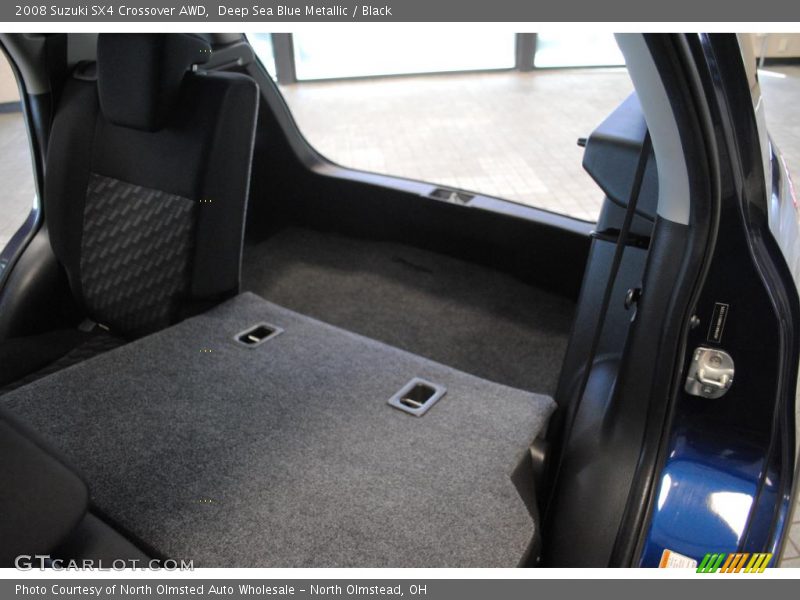 Deep Sea Blue Metallic / Black 2008 Suzuki SX4 Crossover AWD