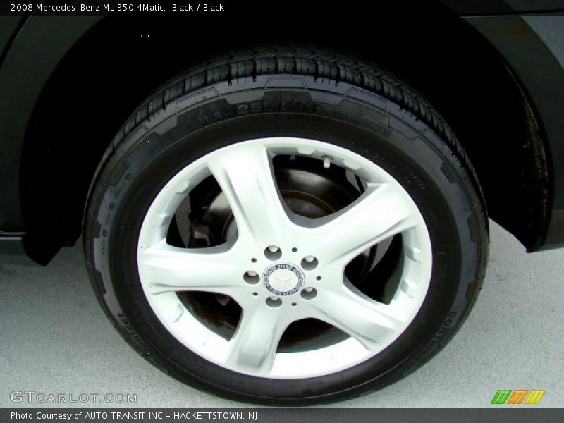 Black / Black 2008 Mercedes-Benz ML 350 4Matic
