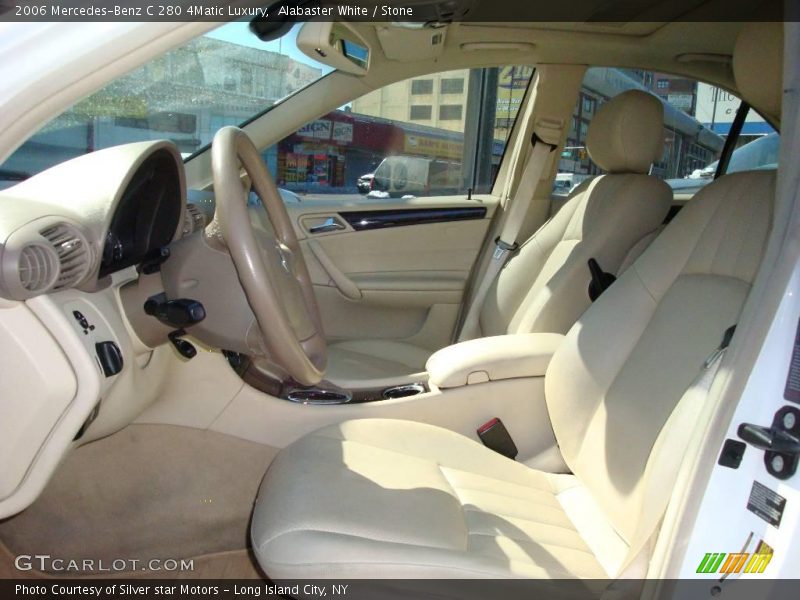 Alabaster White / Stone 2006 Mercedes-Benz C 280 4Matic Luxury