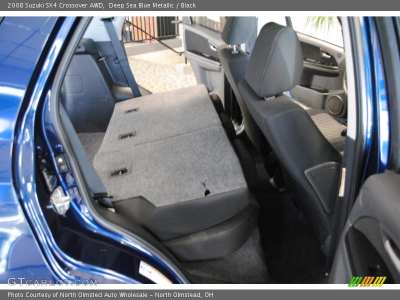 Deep Sea Blue Metallic / Black 2008 Suzuki SX4 Crossover AWD