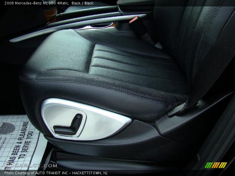 Black / Black 2008 Mercedes-Benz ML 350 4Matic