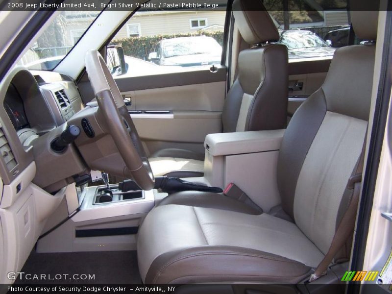 Bright Silver Metallic / Pastel Pebble Beige 2008 Jeep Liberty Limited 4x4