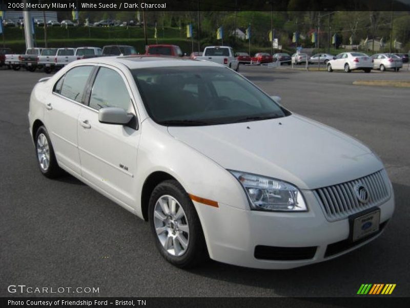 White Suede / Dark Charcoal 2008 Mercury Milan I4