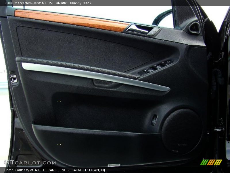 Black / Black 2008 Mercedes-Benz ML 350 4Matic