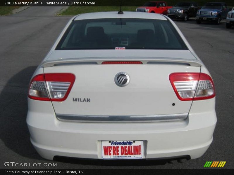 White Suede / Dark Charcoal 2008 Mercury Milan I4