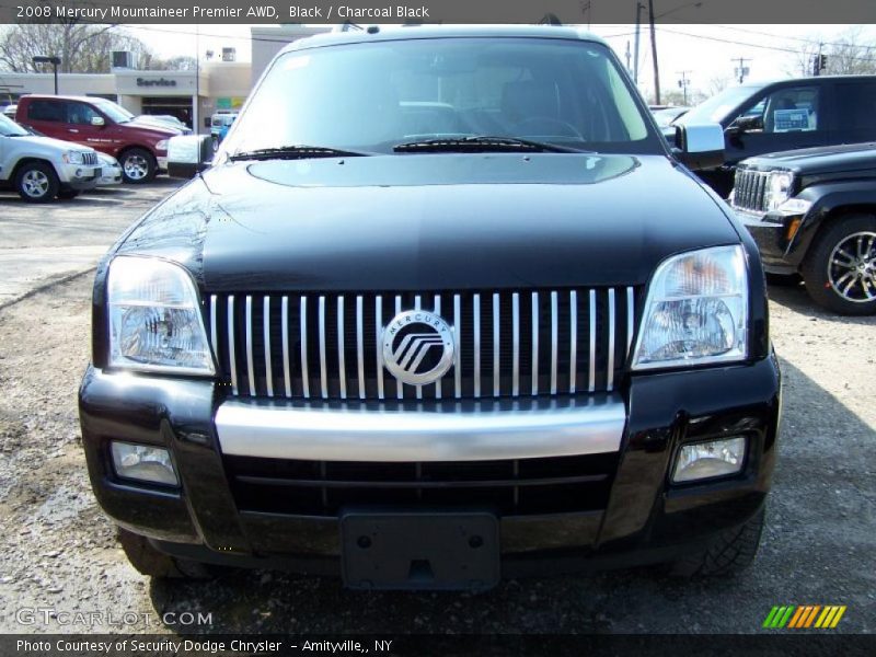 Black / Charcoal Black 2008 Mercury Mountaineer Premier AWD