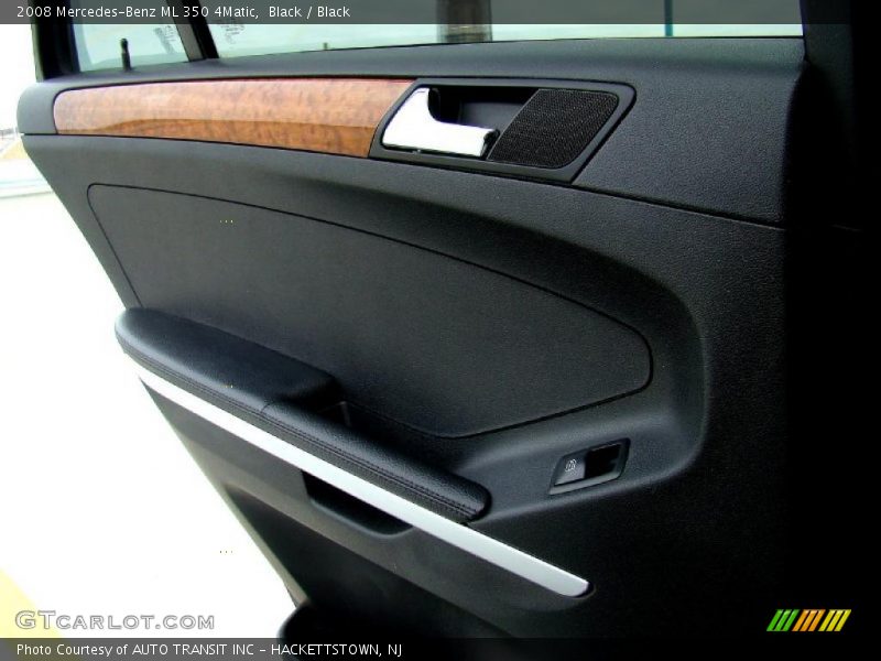 Black / Black 2008 Mercedes-Benz ML 350 4Matic