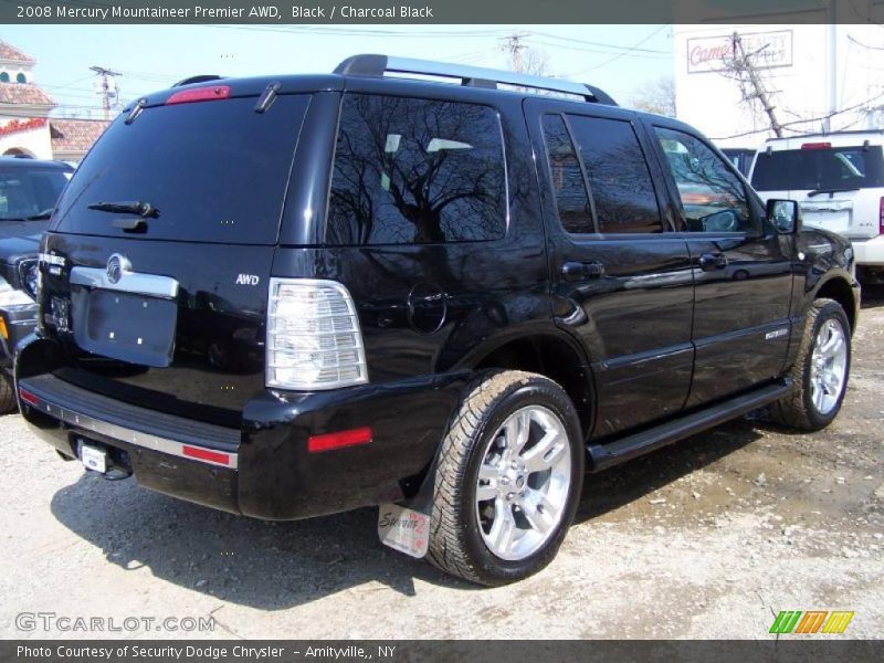 Black / Charcoal Black 2008 Mercury Mountaineer Premier AWD