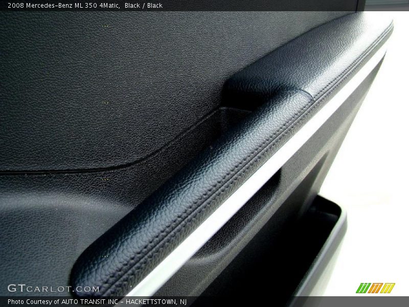 Black / Black 2008 Mercedes-Benz ML 350 4Matic