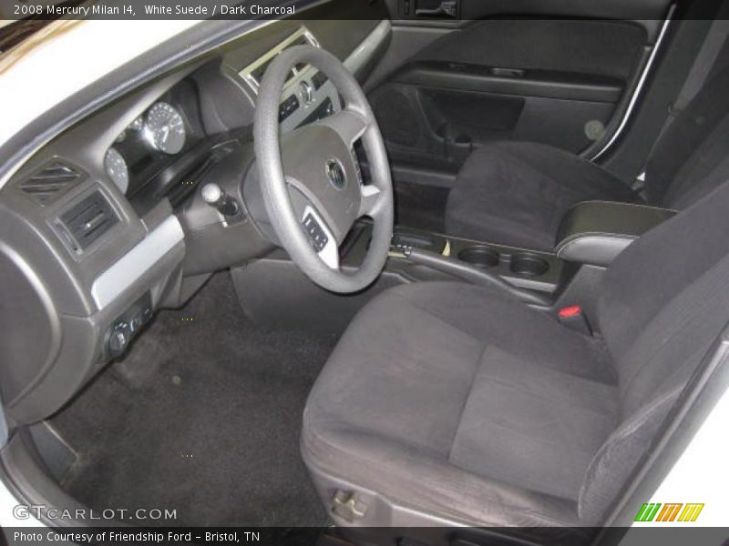 White Suede / Dark Charcoal 2008 Mercury Milan I4