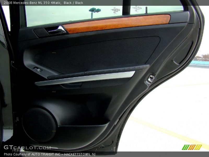 Black / Black 2008 Mercedes-Benz ML 350 4Matic