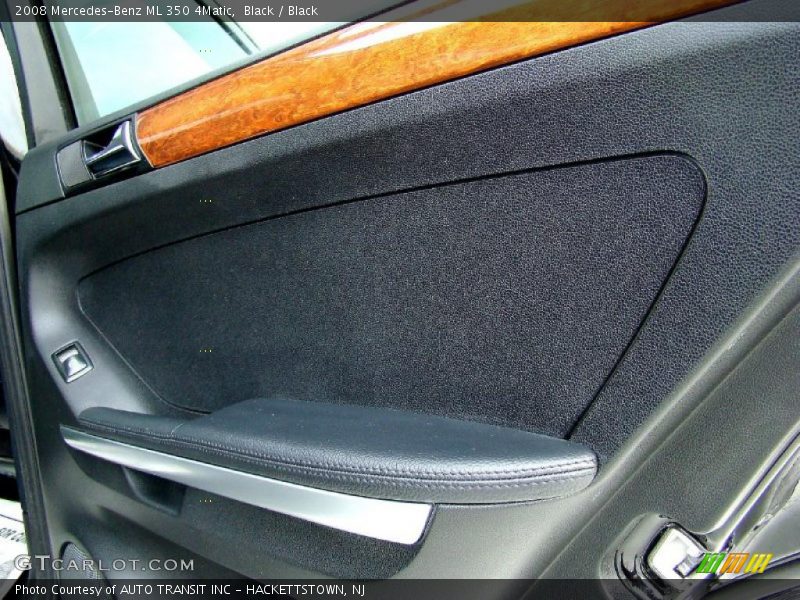 Black / Black 2008 Mercedes-Benz ML 350 4Matic