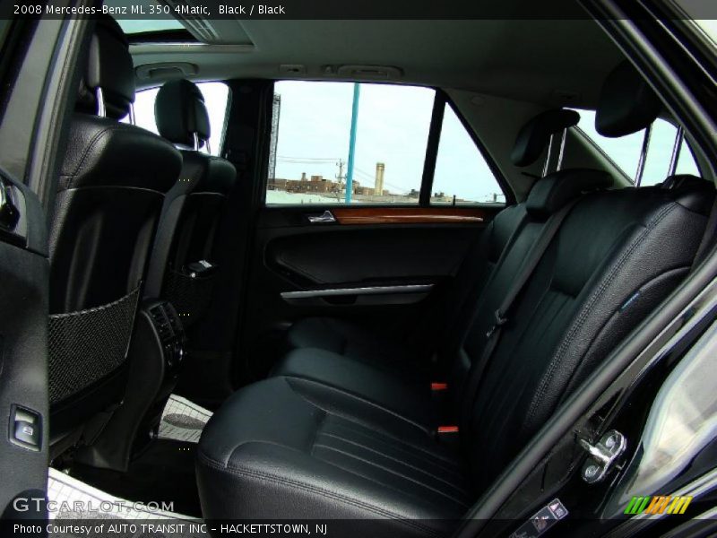 Black / Black 2008 Mercedes-Benz ML 350 4Matic