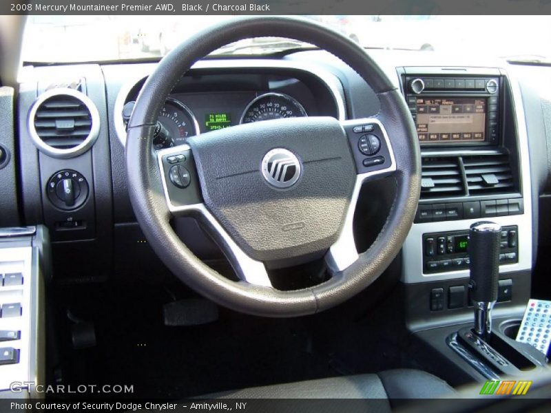 Black / Charcoal Black 2008 Mercury Mountaineer Premier AWD
