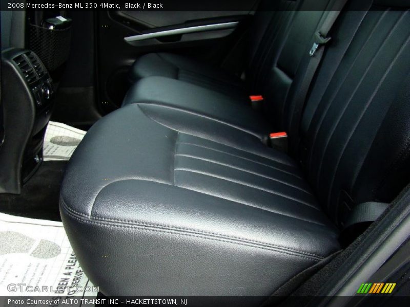 Black / Black 2008 Mercedes-Benz ML 350 4Matic