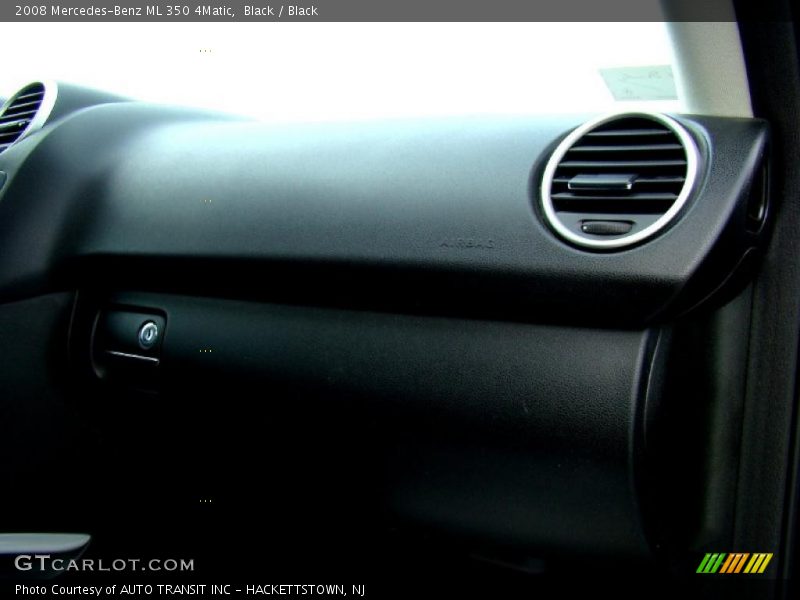 Black / Black 2008 Mercedes-Benz ML 350 4Matic