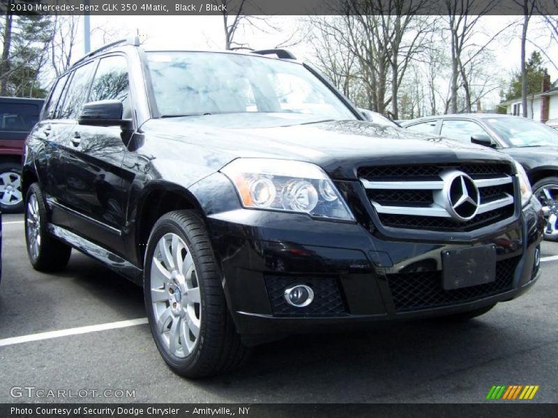 Black / Black 2010 Mercedes-Benz GLK 350 4Matic