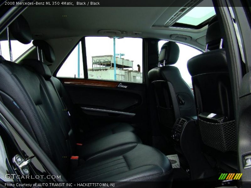 Black / Black 2008 Mercedes-Benz ML 350 4Matic