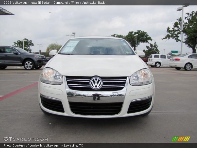 Campanella White / Anthracite Black 2008 Volkswagen Jetta SE Sedan