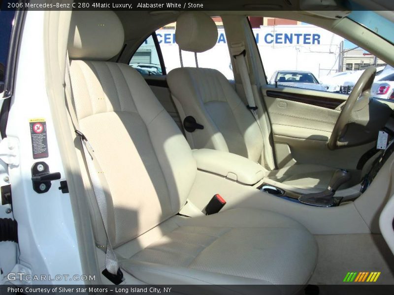 Alabaster White / Stone 2006 Mercedes-Benz C 280 4Matic Luxury