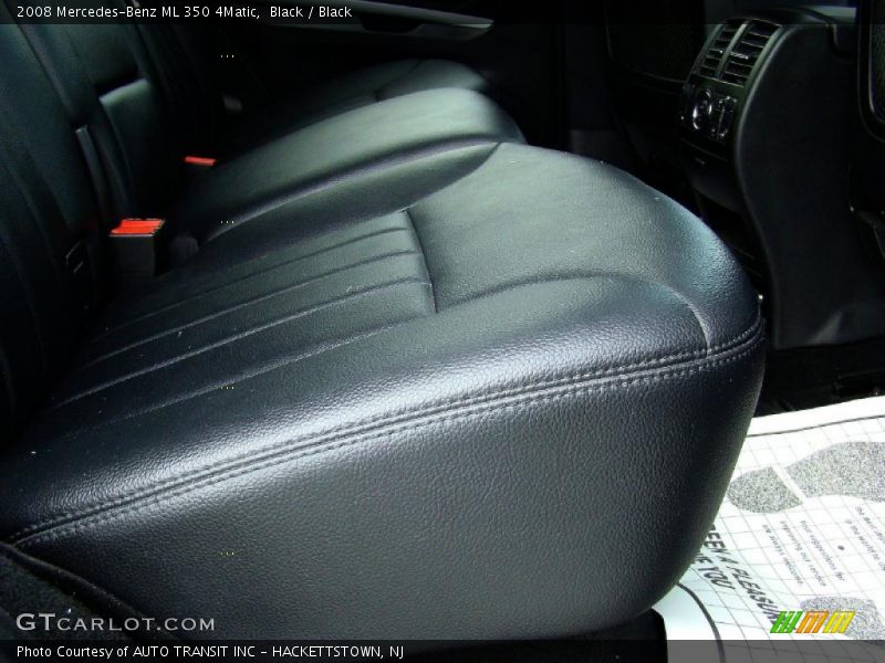 Black / Black 2008 Mercedes-Benz ML 350 4Matic