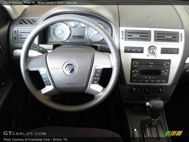 White Suede / Dark Charcoal 2008 Mercury Milan I4